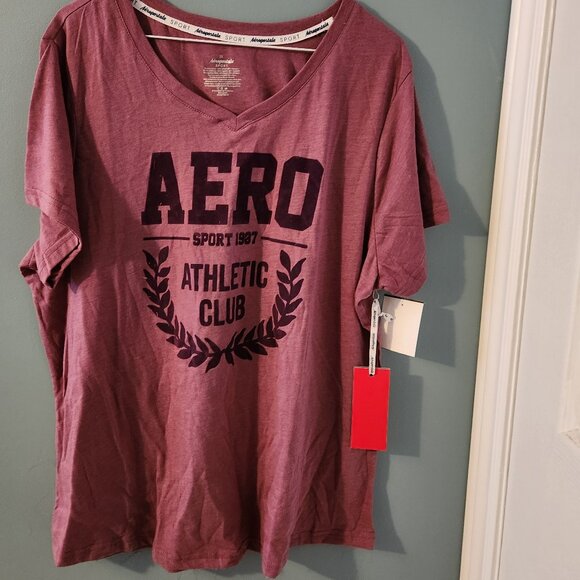 Women's t-shirt, Aeropostale, Aero Sport Athletic Club, 2X, NWT - Picture 2 of 4